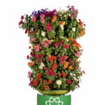 فلاور باکس طبقاتی نیم گرد طرح ورودی V-9